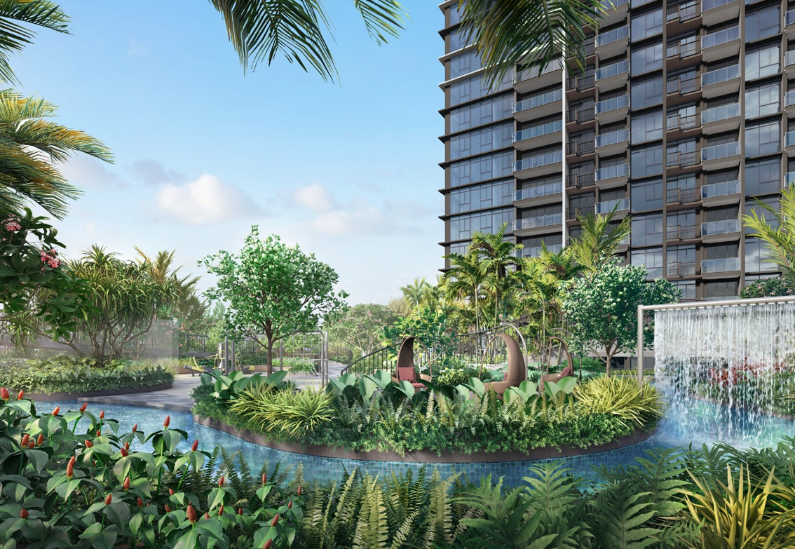 River Valley Green Residences Singapore with Communal Outdoor Areas