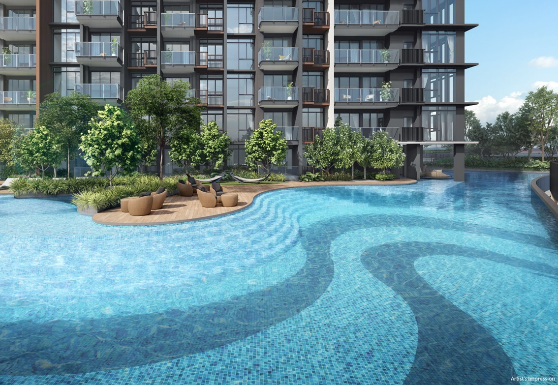 River Valley Green Residences Singapore with Modern Gym and Swimming Pool